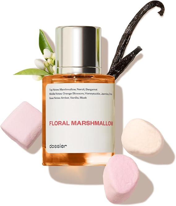 Dossier - Eau de Parfum - Floral Marshmallow - Inspired by By Kilia.n's Love,Don't Be Shy - Perfume Luxury - Pure Infused - Vegan - Feminine - For Women -Fragrance 1.7 Fl 0z (Spray 50ml)