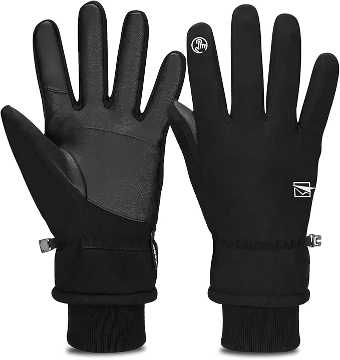 TOLEMI Winter Gloves for Men, -20℉ Coldproof Ski Gloves 3M Thermal Gloves Touchscreen Gloves Snowboarding Insulated Gloves for Cycling Running Climbing Hiking Outdoor Sports