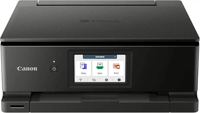 Canon PIXMA TS8750 Wireless Colour All-In-One Inkjet Photo Printer - A4, Print, Copy, Scan | Wi-Fi, Mobile Printing, SD Card Printing | 6-Ink Cartridges